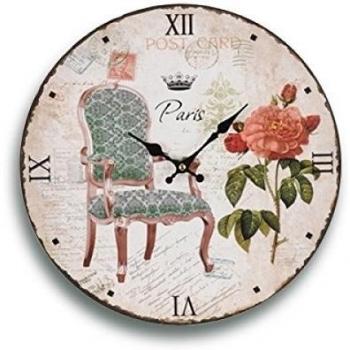 Reloj de Pared Silla de Época Vintage Coconut