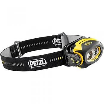 Linterna de Cabeza Recargable Petzl Pixa 3R, Resistente al Agua IP67, Polímero de Litio, 90Lm, Negro y Amarillo