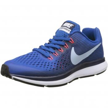 Nike Zoom Pegasus 34 (Gs), Zapatillas de Running para Niños, Azul (Blue Jay/Lt Armory Blue-Obsidian-Solar Red), 39 EU