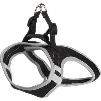 Arnés acolchado Feel Free negro para perros de tamaño mediano - M