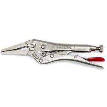 Crescent C6NVN 152mm/6-Inch Long Nose Locking Plier with Wire Cutter - Silver