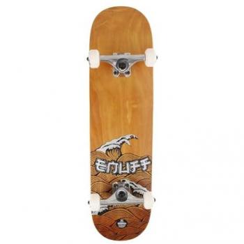 Skateboard Enuff Big Wave 8 Marrón-Plata Completo para Adultos Unisex, Multicolor, 8 x 32