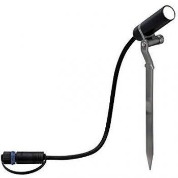 Foco LED Exterior Plug & Shine Plantini 3000K 2,5W 24V IP65 Antracita