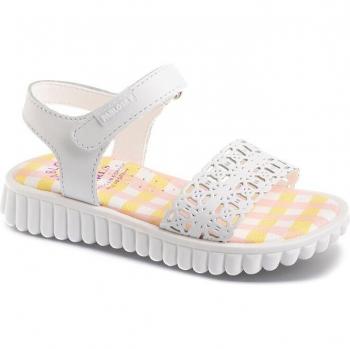 Sandalias Niña PABLOSKY 418200 Blanco - Cómodas y Elegantes, abiertas de piel