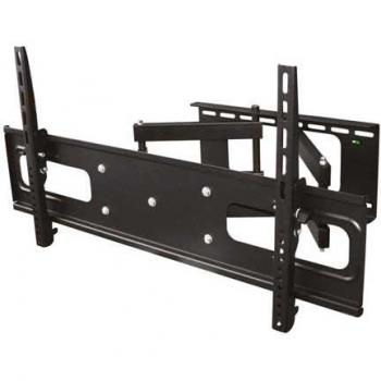 TooQ LP7063TN-B - Soporte fijo inclinable y giratorio de pared para monitor/TV/LED de 32 a 63, hasta 60kg de peso, distancia a la pared 95mm hasta 475mm, inclinacion -10º, giro 150º, formato VESA hasta 600x400, color negro