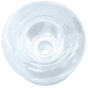 KRF Freno Quad Stopper School Silicone - Frenos de silicona para quad, color blanco, pack de 2 unidades, diseño unisex para patinaje, talla única