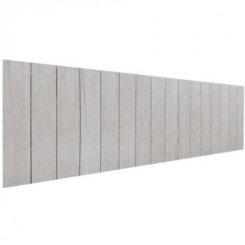 Cabecero de Madera Reciclada DM Estilo Palet Vertical con Herrajes incluidos (150cm, Artico)