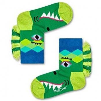 Happy Socks Crazy Crocodile Sock Calcetines, Multicolor
