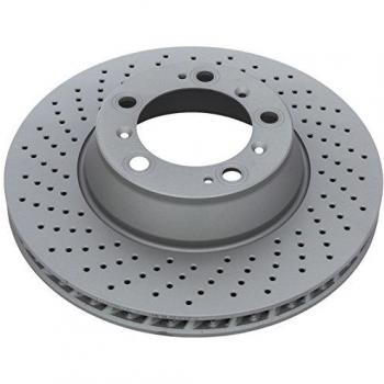 Disco de freno ATE 24.0128-0197.1, ventilado, altamente carbonizado, 1 pieza, trasero izquierdo para PORSCHE 911
