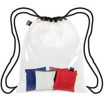 LOQI TRANSPARENT Rucksack Mochila tipo casual, 49 cm, 10 liters, Transparente