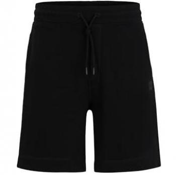 Boss Sewalk Regular-Fit Black Jog Shorts for Men