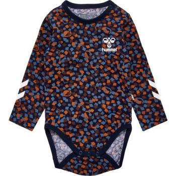 Hummel Long Sleeve Baby Bodysuit Black Iris for Boys 24 Months