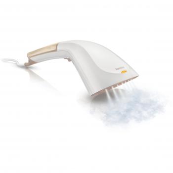 Philips Steam&Go 2-in-1 GC332 67 - Plancha de vapor, 34,7 x 9,5 x 12,5 cm cm, color champán