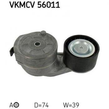 Polea tensora SKF VKMCV 56011, para correa de distribución, incluye polea de deflexión/guía, alta calidad y durabilidad, diseñada para un rendimiento óptimo en sistemas de transmisión de potencia