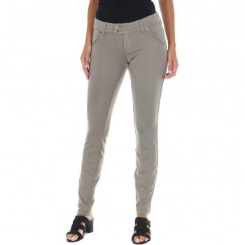 Pantalón Largo de Tejido Elástico para Mujer 10DBF0443-J1035