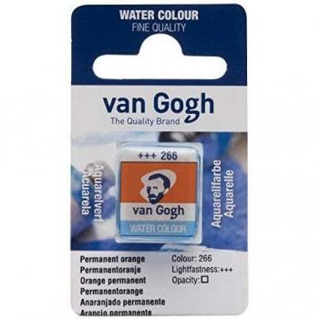 Van Gogh Watercolor Half Pan Perm Orange