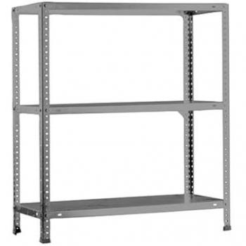 Estantería Metálica Ajustable Advantage Mini 3 Baldas 75 kg, 900x800x500 mm, Color Gris