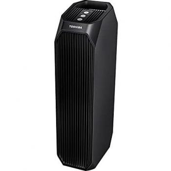 Purificador de Aire Toshiba CAF-Z45IT 3 en 1, CADR 228 m³/h, para espacios de hasta 45 m², HEPA H13 con filtro activo de carbón y luz UV LED