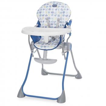 Chicco Pocket Meal - Trona ligera y compacta, para niños de 0 a 3 años, color azul