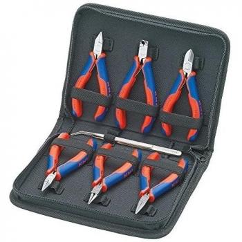 KNIPEX Estuche con alicates de electrónica con herramientas para trabajos en componentes electrónicos 00 20 16