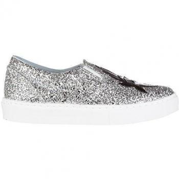 Chiara Ferragni slip on mujer nuevo flirting plata EU 39 CF1283