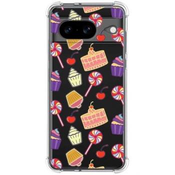 Funda Antigolpes de Silicona para Google Pixel 8 5G Diseño Dulces 01