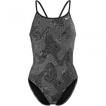 NIKE PW F NESS8025 Traje de baño, Mujer, Black, 34