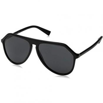 Ray-Ban Men's 0DG4341 Sunglasses, Black, 59