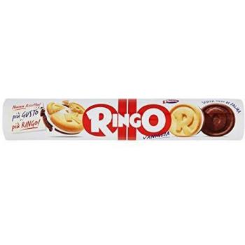 Ringo Vanilla Cream-Filled Cookies Tube 165g