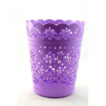 Papelera de pvc (28.5x23) - Morado