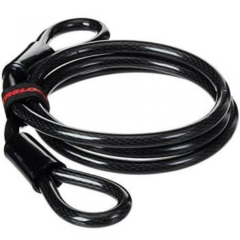 Trelock Cable 2 Lazos 180cm 12mm Negro