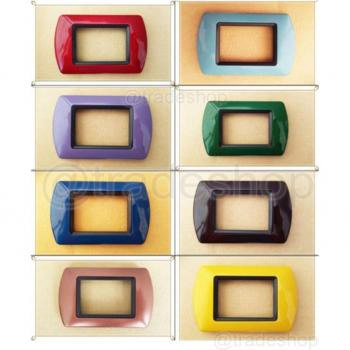 Placa Antracita de ABS Compatible con Serie Living International - 4 Foros