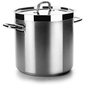 Lacor 54132 - Olla recta con tapa d.32 cm chef-luxe