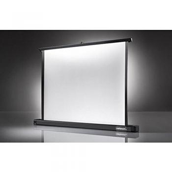 celexon Portable Presentation y Home Cinema proyector Pantalla de Mesa Incl. retracción automática Professional Mini - 61 x 46 cm - 4:3