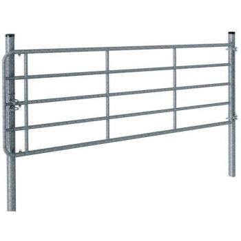 Valla de césped galvanizada ajustable Kerbl 1 a 1,7m