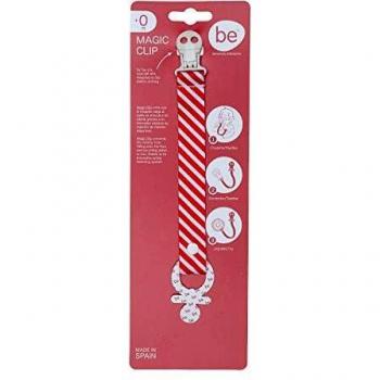 Be Lollipop - Cadena para chupete, unisex, color rojo