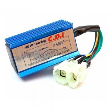 Blaue Racing CDI / Zündeinheit - ohne Drehzahlbegrenzung 6 Polig Baumarkt, Chinaroller, 4-Takter, Baotian, BT49QT, Rocky, Benzhou, City Star, Formular 2000, 3000, One, Retro YY50QT, Buffalo, Silver, Speedy, Tanco, TVZ, Warrior, Wind, ZX, Dotero, Epella, 