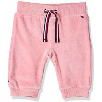 Tommy Hilfiger Baby Velours Sweatpants Pantalones, Rosa