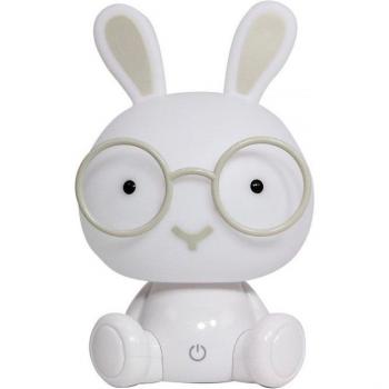Lámpara de mesa BUNNY Plástico Blanco LED Infantil Integrada