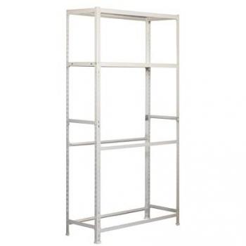 Estantería para Neumáticos SimonRack de Acero, 4 Niveles, Capacidad para 10 Neumáticos, Soporta 180 kg, Dimensiones 2000x1200x400 mm, Color Blanco