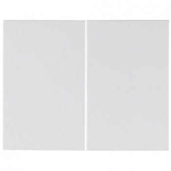 Berker K.1 Double Switch Cover Plate Polar White Glossy 14357009