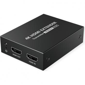Extensor HDMI 4K@60Hz sobre Cat.6A, 40m - Transmisor y receptor AV
