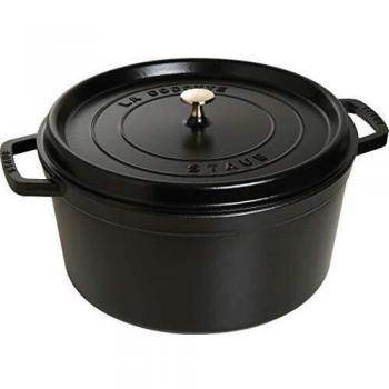 Staub La Cocotte Round Cast Iron Pot 34 cm Black 12.6 L
