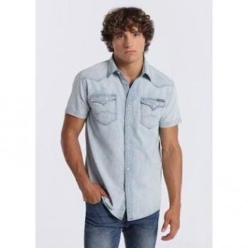 Camisa tejana de manga corta Six Valves