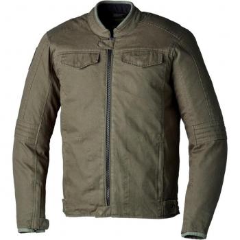 RST Chaqueta de Moto Crosby 2 Verde - Chaqueta textil de motocicleta, color verde, diseñada para motociclismo, incluye protecciones CE en hombros y codos, material resistente al desgaste, ventilación para comodidad en climas