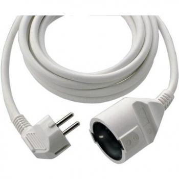 REV Ritter - Cable eléctrico alargador 3 m - color blanco