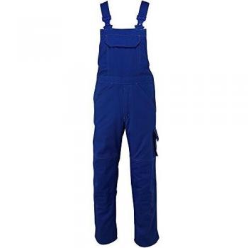 Mono con Tirantes Mascot Newark con Bolsillos para Rodilleras, Talla 90C44, Color Azul Kornblau