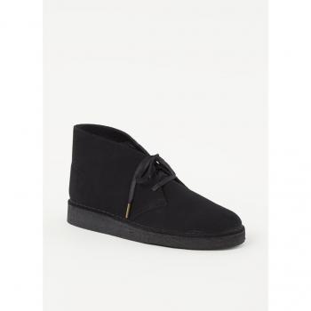 Clarks Originals Desert Coal Black Suede Leather Men's Boots