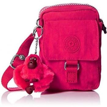 Kipling Teddy Bolso Bandolera, Color Rosa