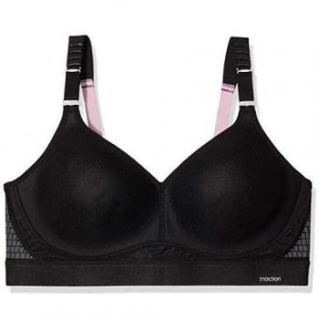 Triumph Triaction Hybrid Lite P Sports Bra - Women's, Black, Size 95B